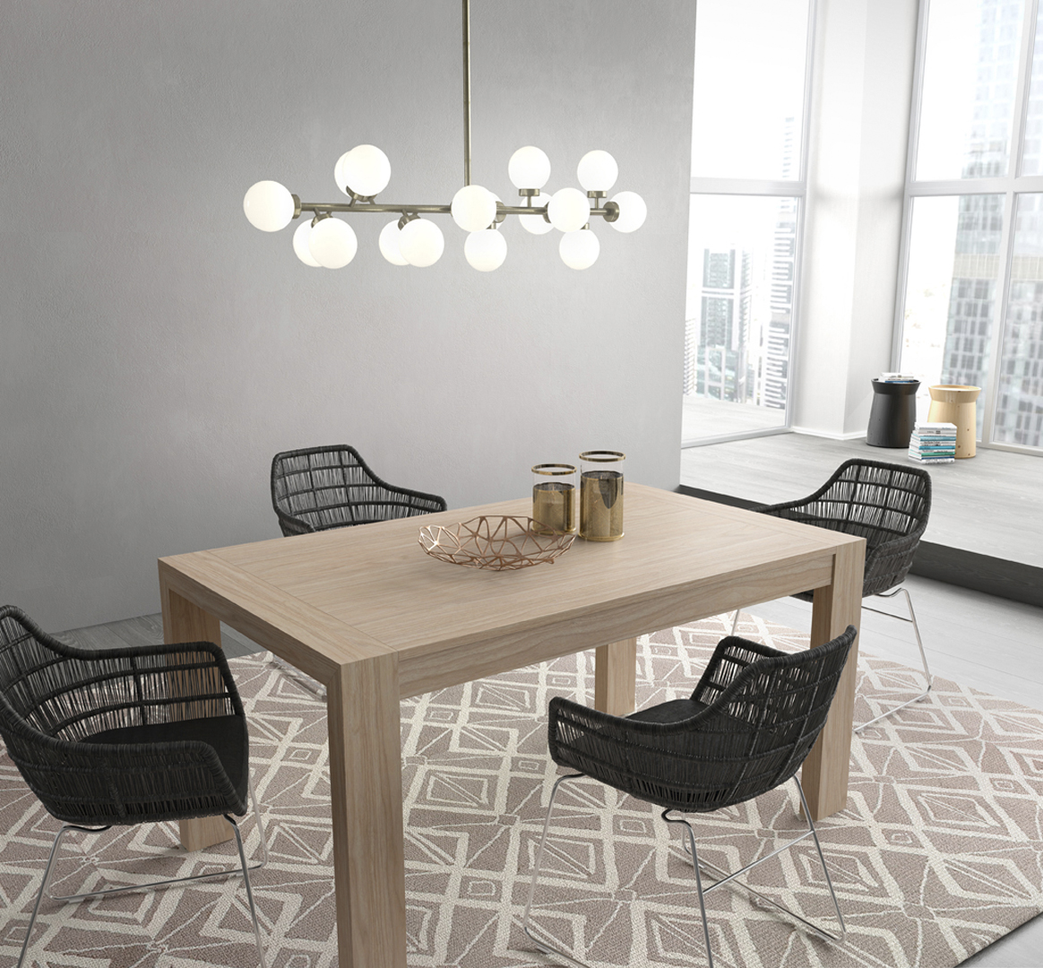 Mesa Comedor extensible Badu 11 color arce