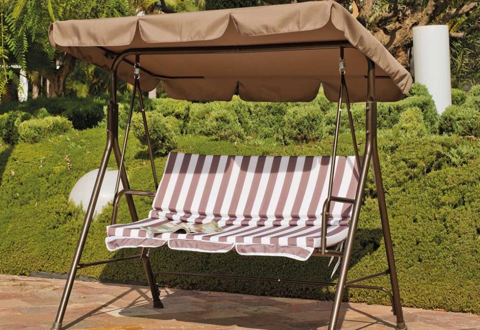 Balancín exterior Hegraout 03 color marrón | magicmoble